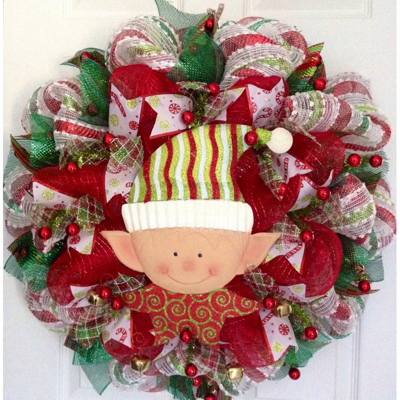 Couronne de père Noël Elf