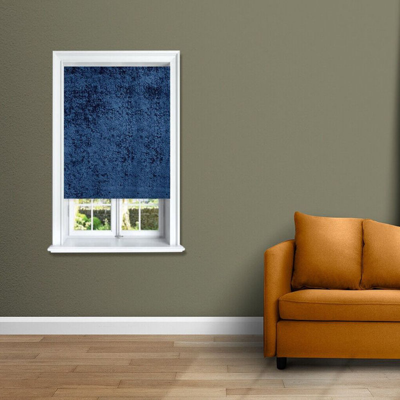 Roller Blind, Midnight Blue, 90cm W x 165cm L