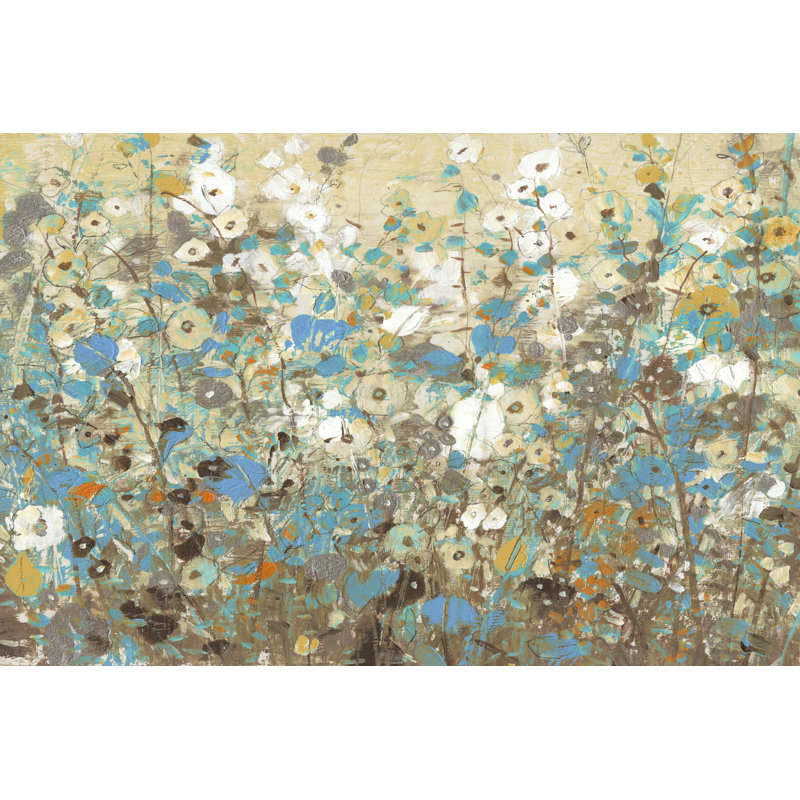 Flowering Vines I by Timothy O' Toole - Wrapped Canvas Painting, 30cm H x 46cm W