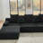 Modern Upholstered L-Shape Sectional Sofa-658732081