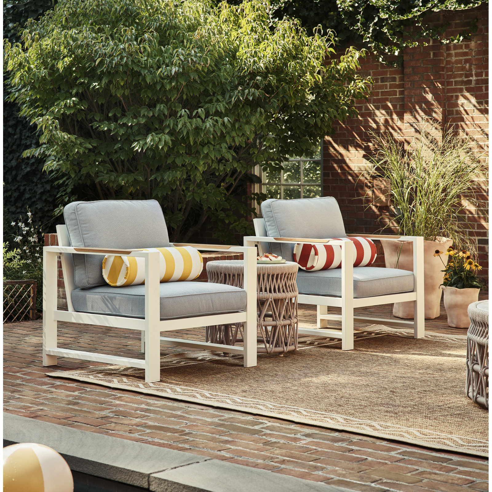 Dana Outdoor Stone Side Table