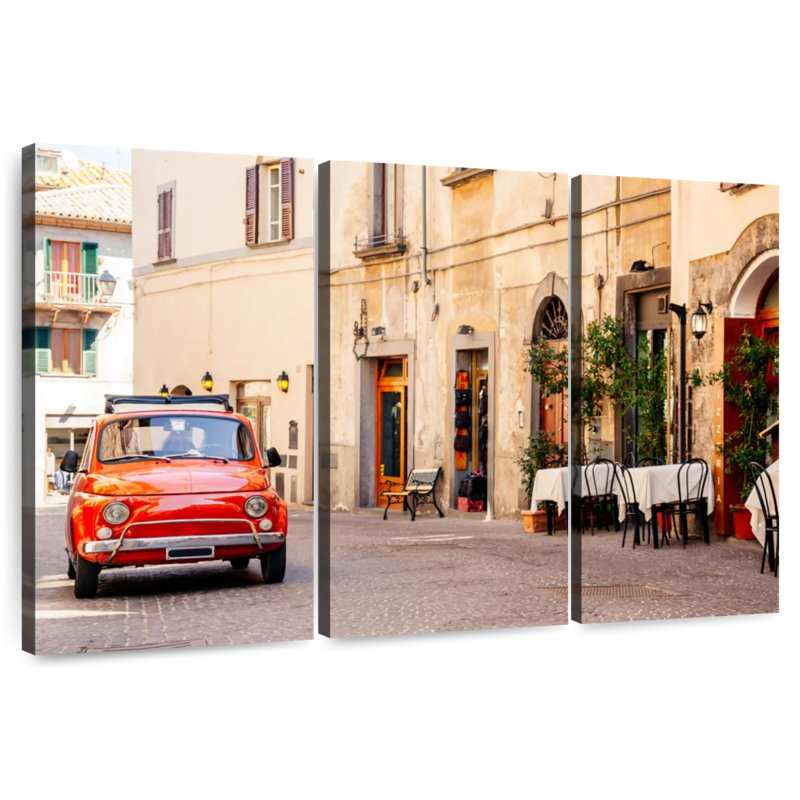 Voiture de rue italienne R camion, H 28 po x l 45 po