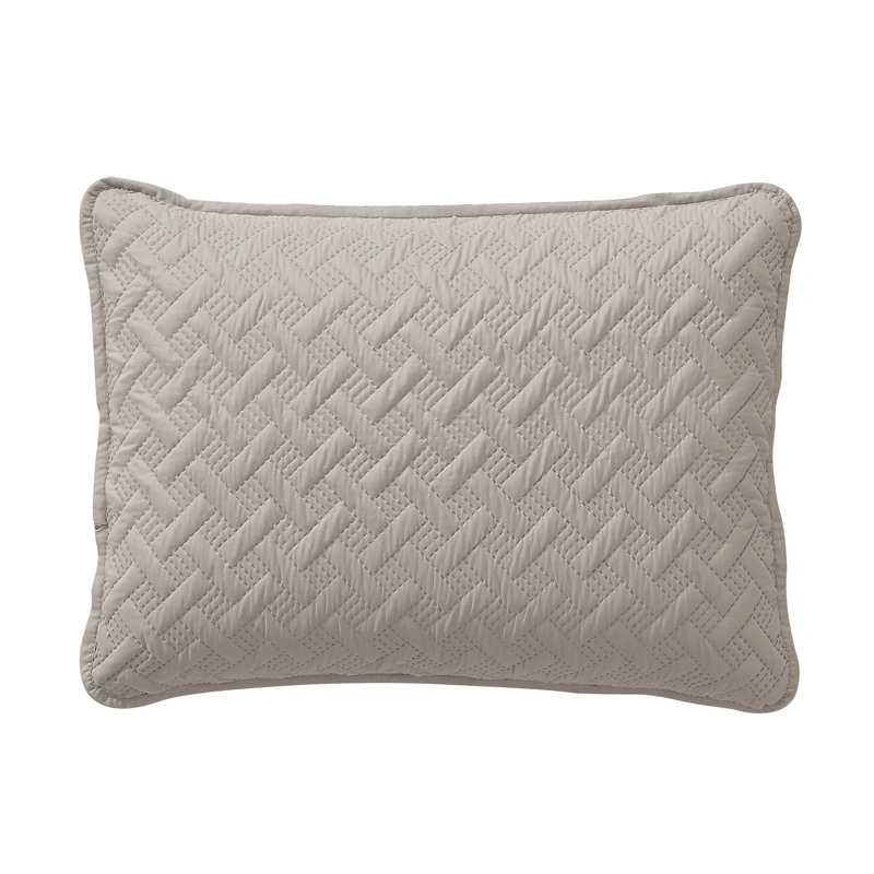 Ensemble d'édredon gaufré Nina II, Taupe, Édredon double / grand + 2 taies décoratives sta