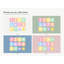 Pastel Hopscotch Number Wall Decals, Set of 12 Educational Peel and Stick Wall Stickers, Classroom Playroom Decor, Kids Learning Wall Art, 20"W x 20"H (50 x 50 cm)-450640159
