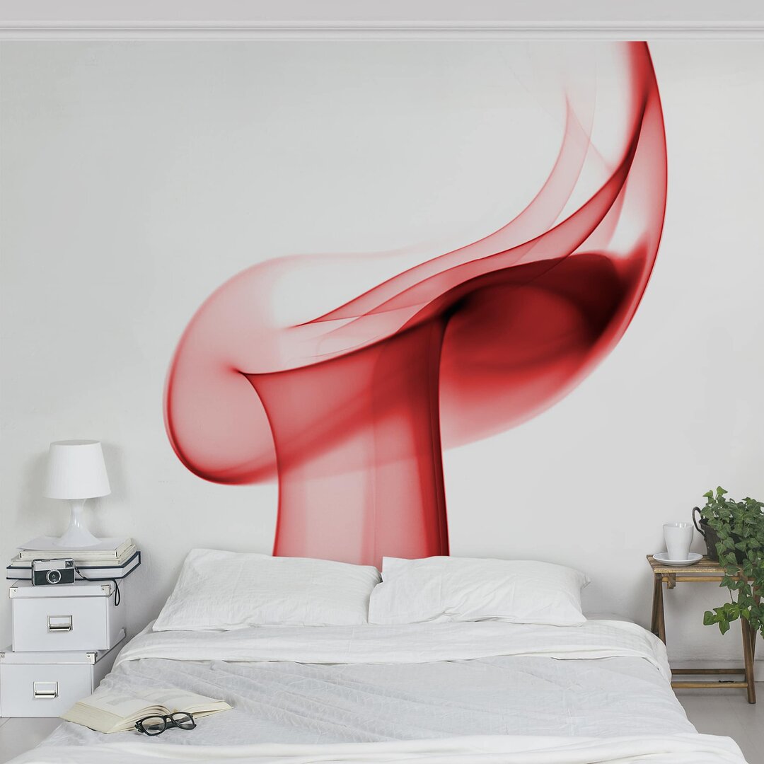 Strukturierte Tapete Red Glamour 2,4 m x 240 cm