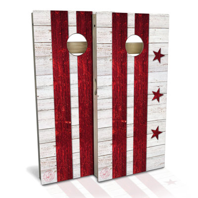 Washington DC Cornhole Board Set | Includes (2) Boards, (8) Bags & Optional Accessories