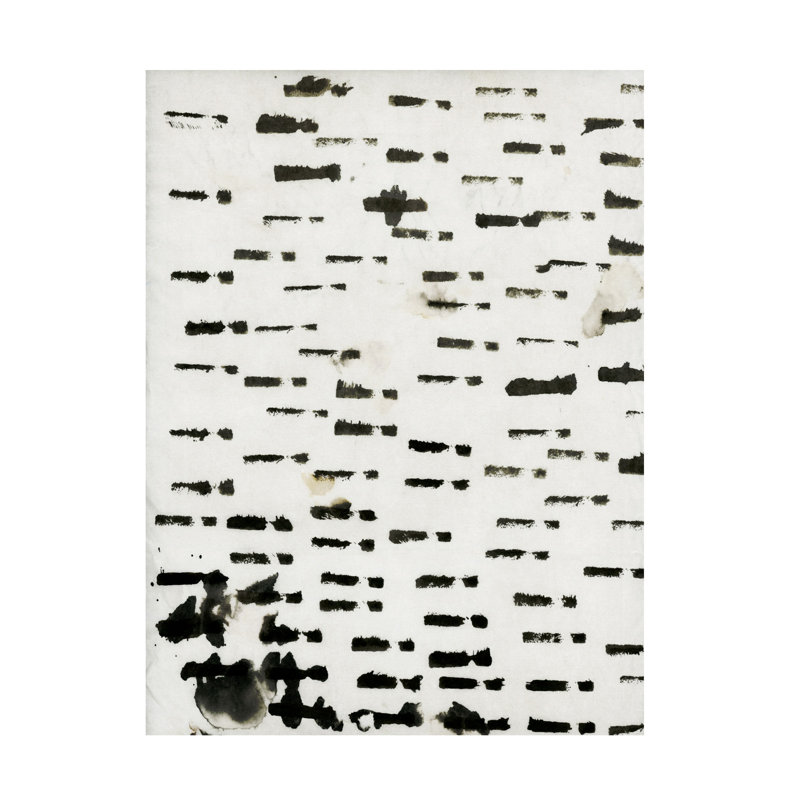 Art sur toile, bolognaise, noir et blanc, H 32 po x l 24 po