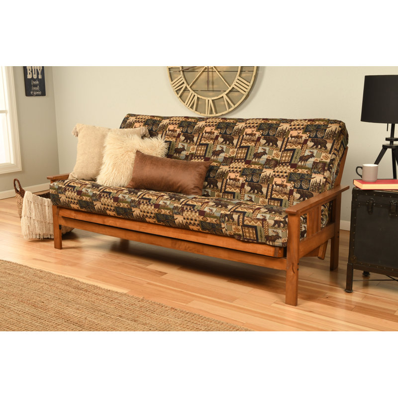 Johnte Full-Size Futon Frame and Full-Size Innerspring Mattress, Barbade, Chalet de Pierre le Grand, À ressorts