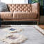 Tapis bleu en laine noué à la main Southwestern-1112418268