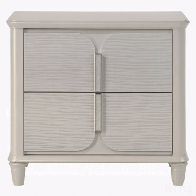 Ensemble de meubles de chambre à coucher en bois de luxe 2 pièces