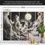 Papier peint espace - Lune et étoiles la nuit-396201944