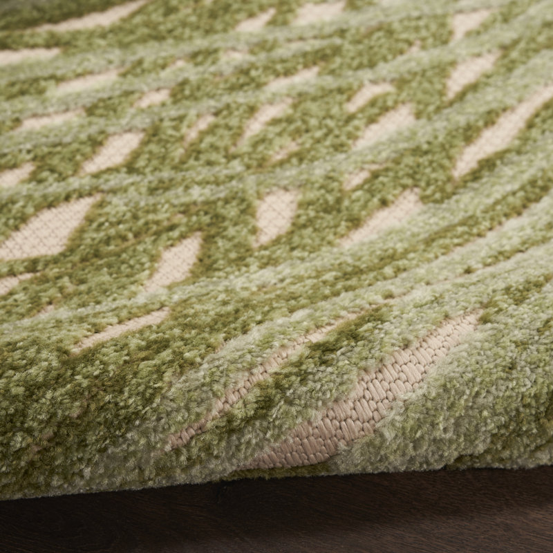 Tapis intérieur / extérieur Brasfield, Rectangle de 10 pi x 14 pi