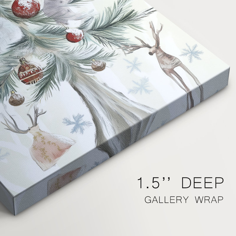 Art des Fêtes de Noël - Toile tendue avec châssis CCXX III, H 24 po x l 16 po