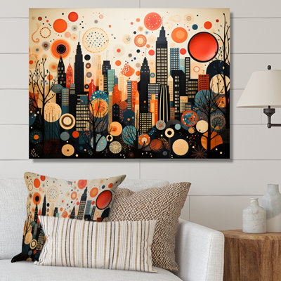 New York City Midcentury Collage IV - City New York Canvas Art Print