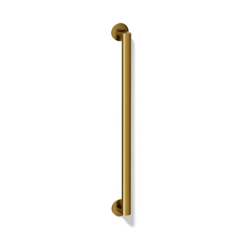 Components In Grab Bar, Vibrant Brushed Moderne Brass, 24" W