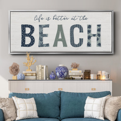 Beach Better - toile encadrée