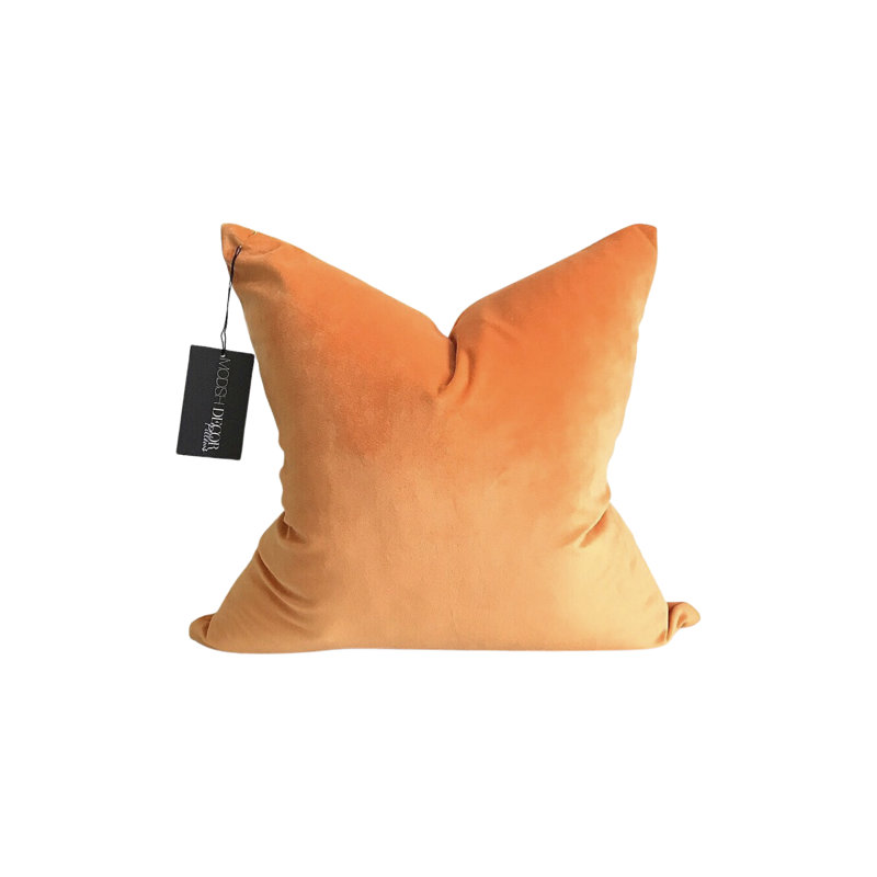 Velvet Pillow Cover, 18" x 18", Sunset