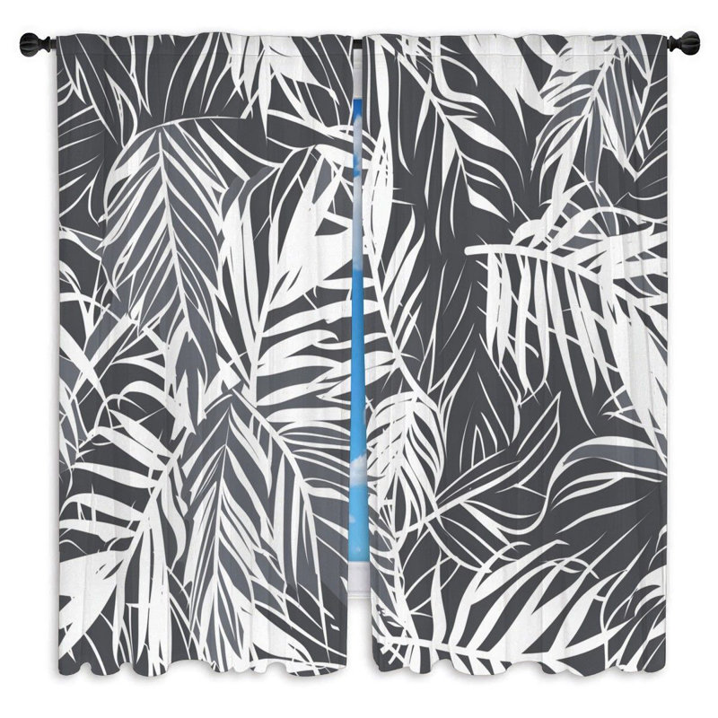 Paire de rideaux obscurcissant en polyester Kubit, L 40 po x L 82 po