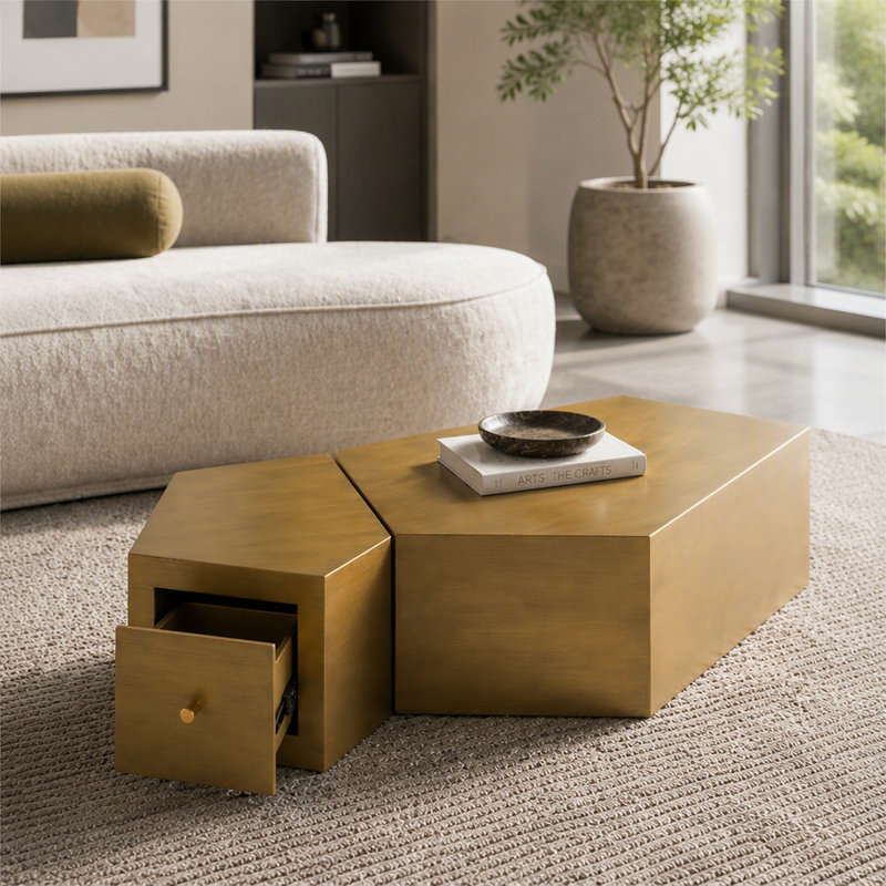 Ensemble de 2 tables gigognes Modern Modern