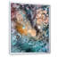 Marbre luxueux turquoise liquide, art mural moderne sur toile-1337179514-1337179518