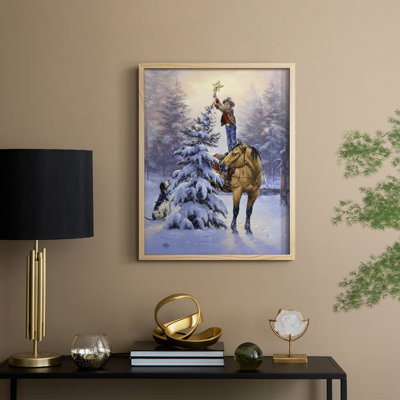 Upon the Highest Bough Framed Print - Solid Wood