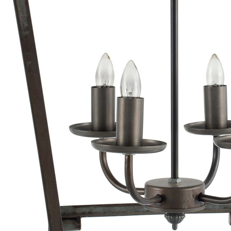 Lustre géométrique à 4 lumières Mccluskey