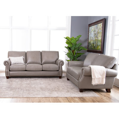 Eduartina 3 - Piece Leather Living Room Set