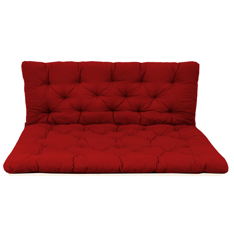 Gigi Pallet Garden Seat/Back Cushion, Red