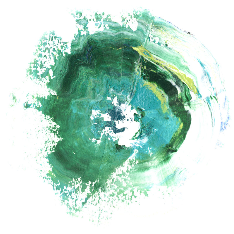 Géode abstraite IV, H 20 po x l 20 po x P 1,25 po