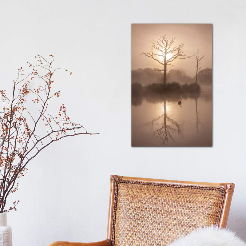 Morning Stillness 1 Piece Wrapped Canvas Wall Art, 30.48 cm H x 45.72 cm W