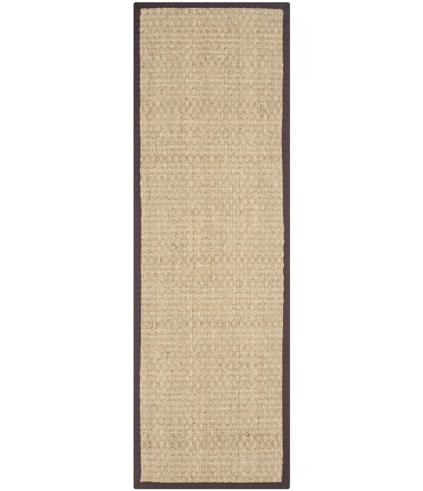 Debroh Natural Fiber Seagrass Rug, Runner 2'6" x 6'