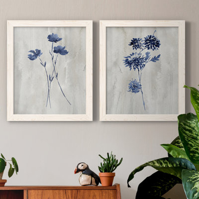 Indigo Botanical III - ensemble de 2 reproductions d'impressions