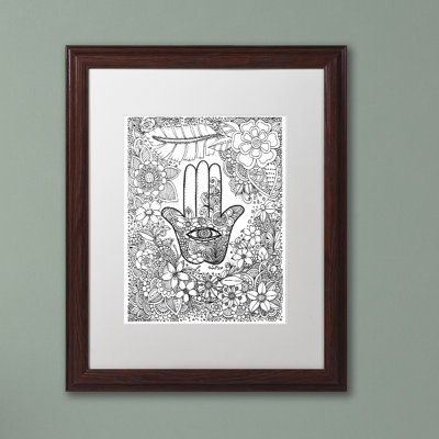 " Hamsa Hand " by KCDoodleArt