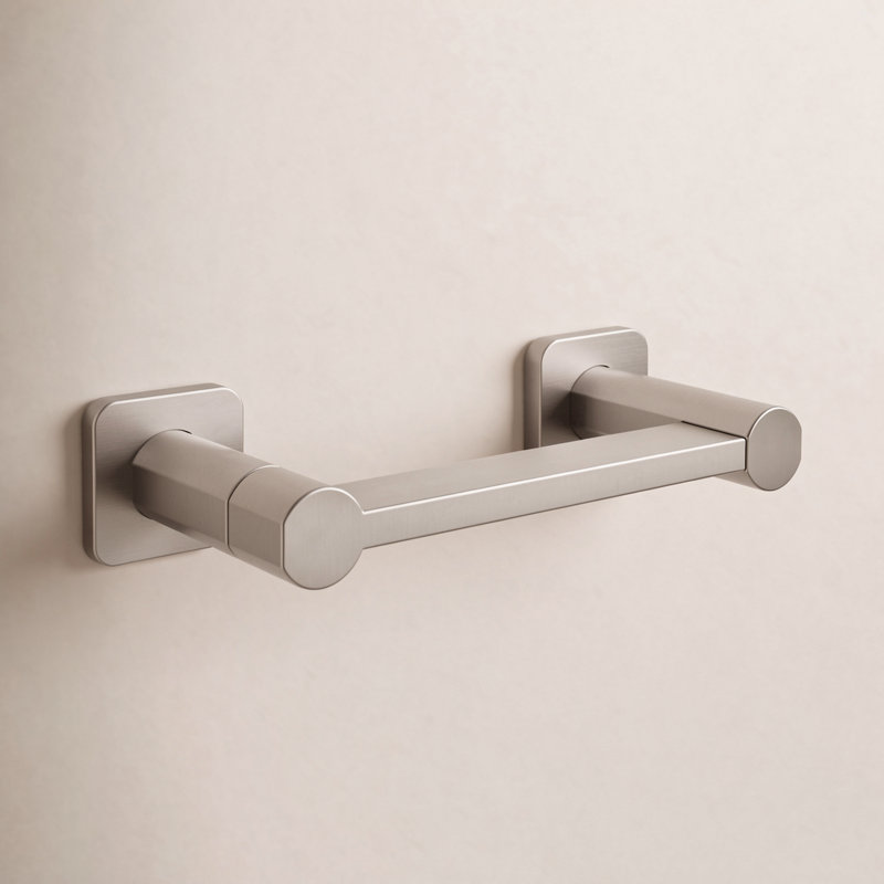 Parallel™ Pivoting Toilet Paper Holder, Wall-Mount Bathroom Toilet Paper Holder, Vibrant Brushed Nickel