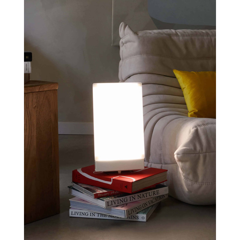Lampe de bureau Delainie, Beige