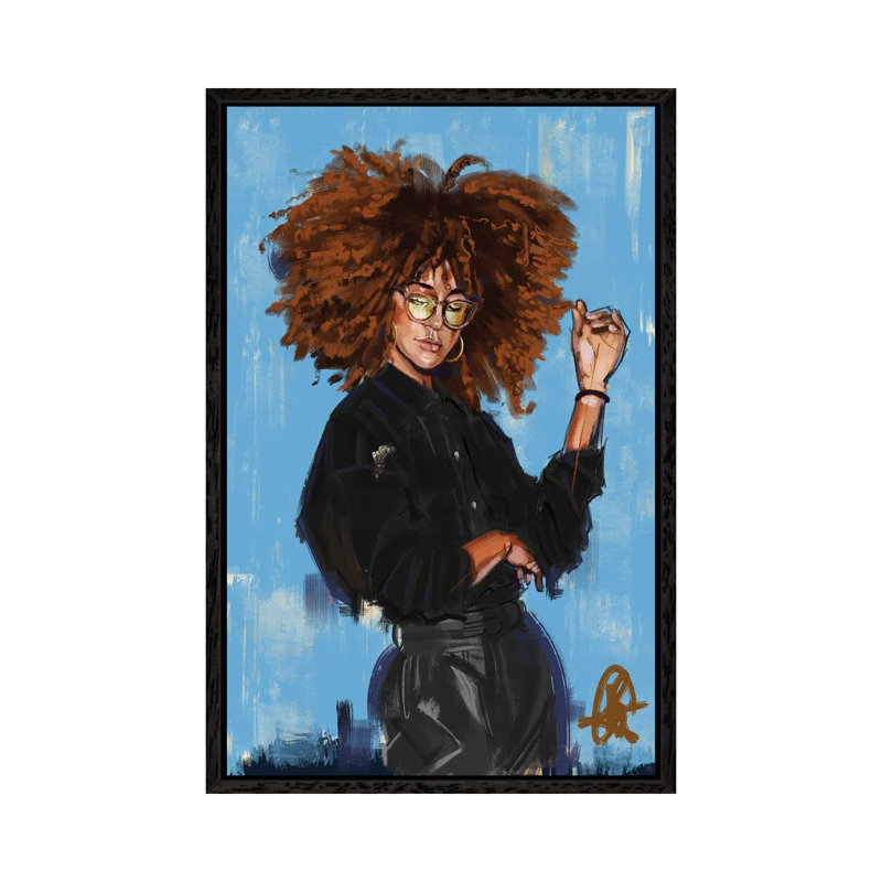 Montego Bae 1 Piece Painting on Canvas, 66.04 cm H x 45.72 cm W, Black Framed