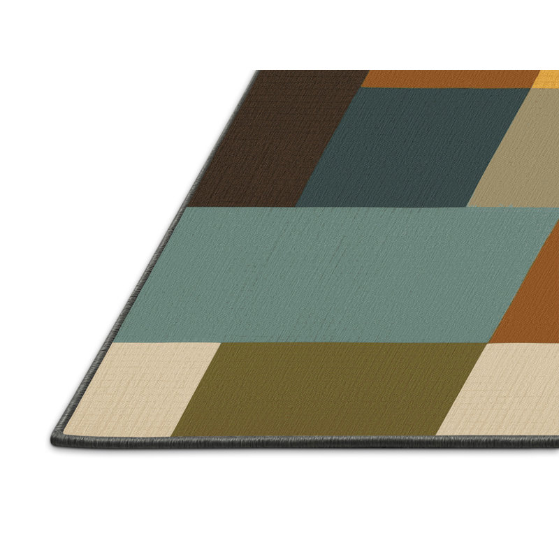 Square Strata Rug, Rectangle 5' x 8'