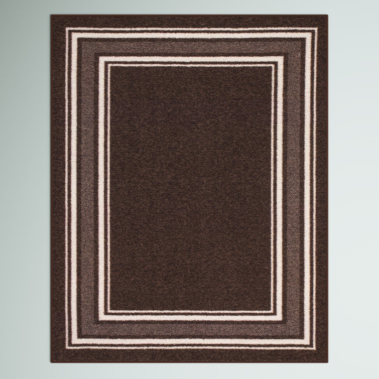 Breakwater Bay Quiogue Brown Non-Slip Area Rug & Reviews | Wayfair