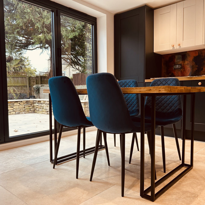 George Oliver Kaylani Modern Upholstered Dining Chair 