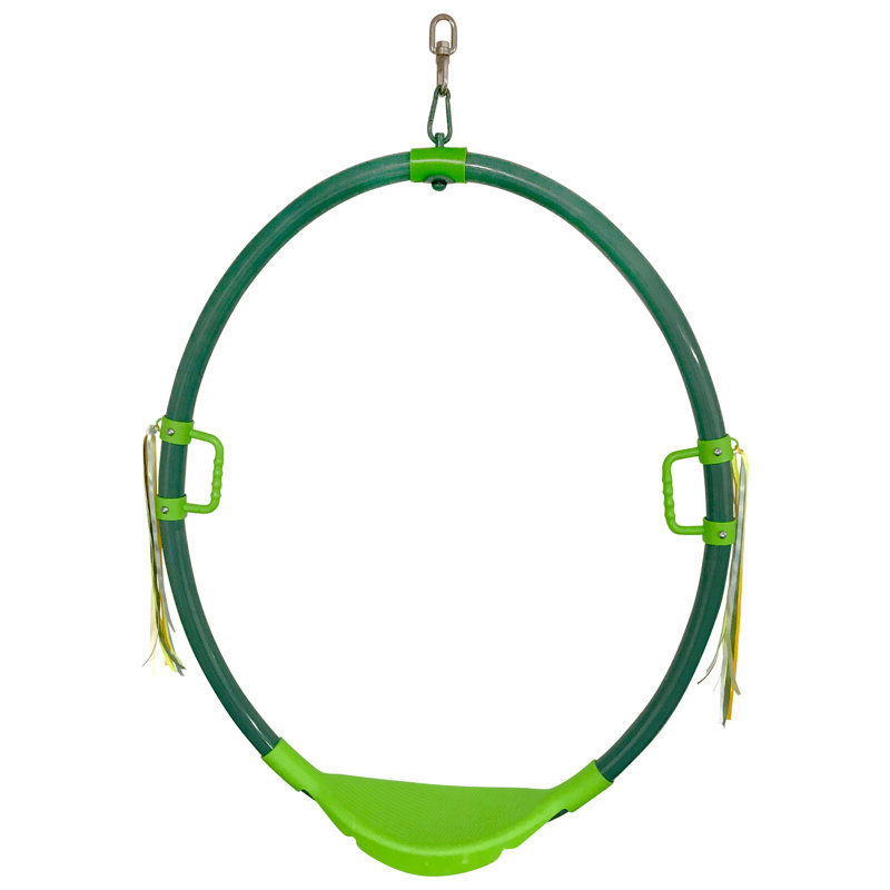 Hoopla Green Steel Ring Swing with Chains