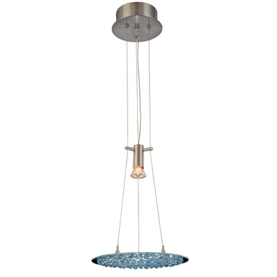 Luminaire suspendu géométrique 1 lumières unique Crystal Lake