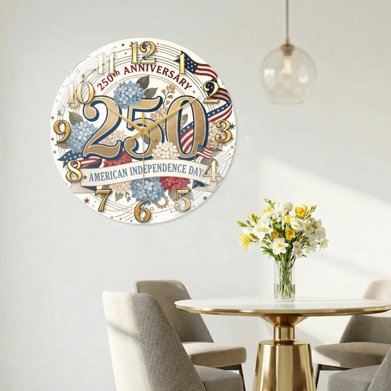 "American Independence USA 250th Anniversary Merchandise", 40 x 40 cm (15,7 x 15,7 pouces)