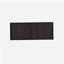 Armoire de rangement murale en noyer teint