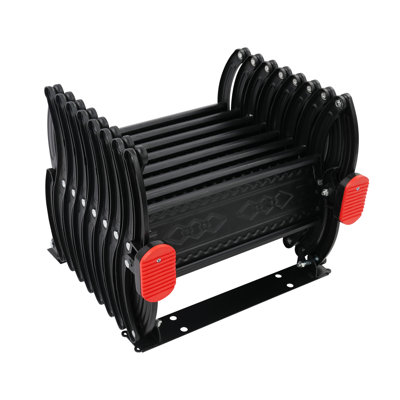 8 Steps Wall Mounted Retractable Folding Ladder