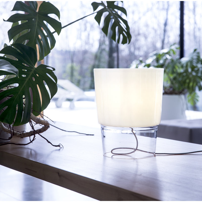 Vestale Glass Novelty Lamp, White
