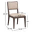 Gia Dining Chair Beige-1862249531