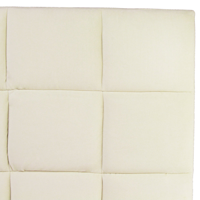 Choco Upholstered Headboard, Queen, Ivory