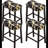 Bar Stool Cover Rectangle Set Of 4 Printed Stretch Counter Height Bar Stools Slipcovers Saddle Stool Slipcover Bench Seat Protector Backless Bar Stools Covers For Kitchen Counter