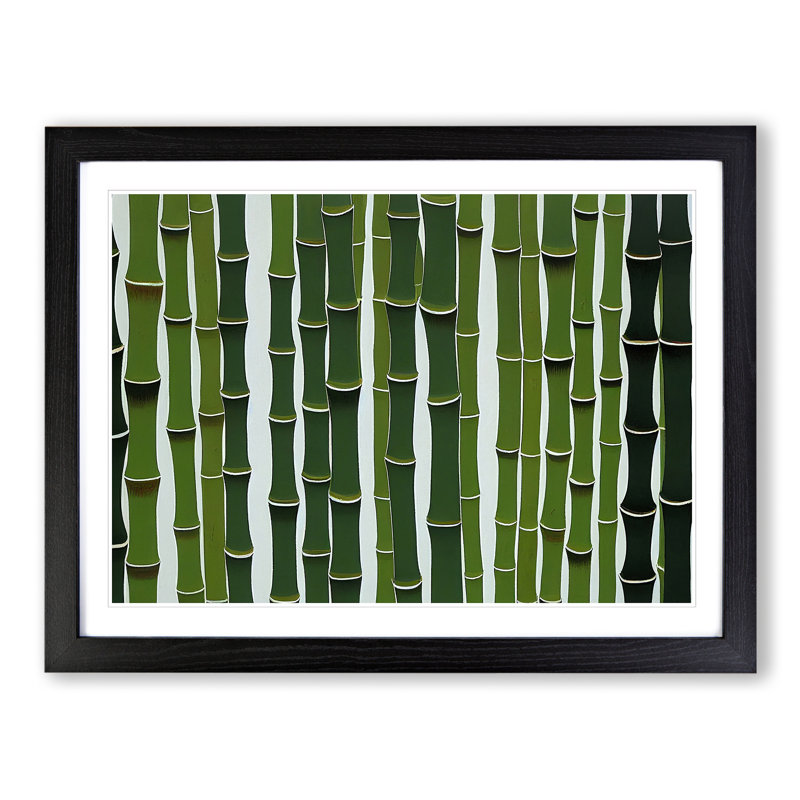 Special Bamboo Forest - Framed Print, Black, 46cm H x 64cm W x 2cm D
