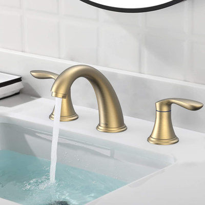 8 Inch Faucet, Faucets for 3 Hole, Widespread Faucet with Pop up Drain and cUPC Lead-Free Hose